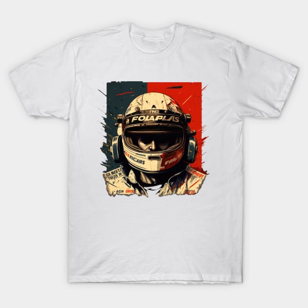 F1 driver's helmet T-Shirt by remixer2020